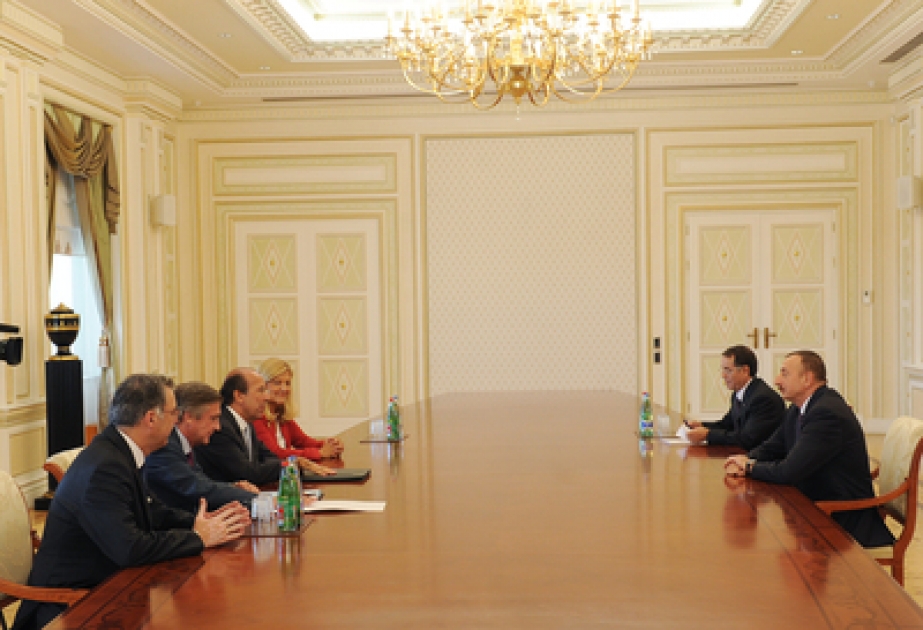 Le président azerbaïdjanais Ilham Aliyev a reçu la délégation conduite par le Secrétaire d’Etat aux Affaires étrangères de l’Espagne
