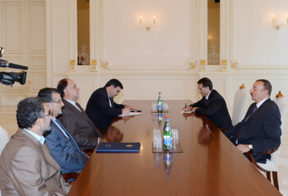 Le président azerbaïdjanais Ilham Aliyev a reçu la délégation conduite par le ministre iranien de l’éducation nationale