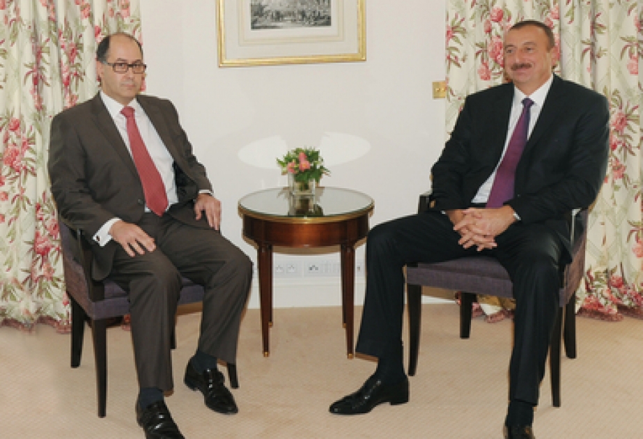 Le président Ilham Aliyev a rencontré Philippe Barril, Senior Vice President Offshore de « Technip »