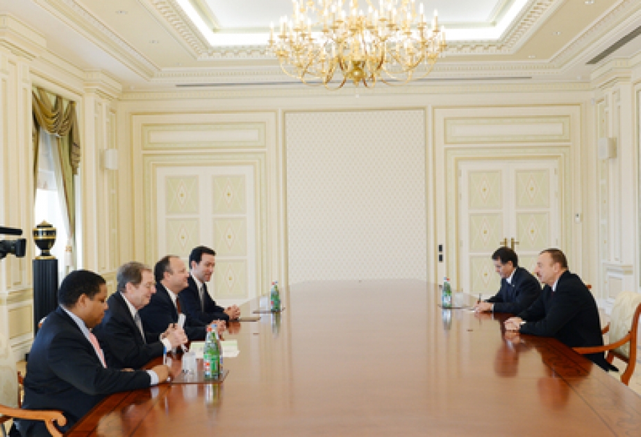 Le président azerbaïdjanais M. Ilham Aliyev a reçu la délégation dirigée par Le vice- secrétaire d’Etat adjoint pour les affaires européennes et eurasiennes