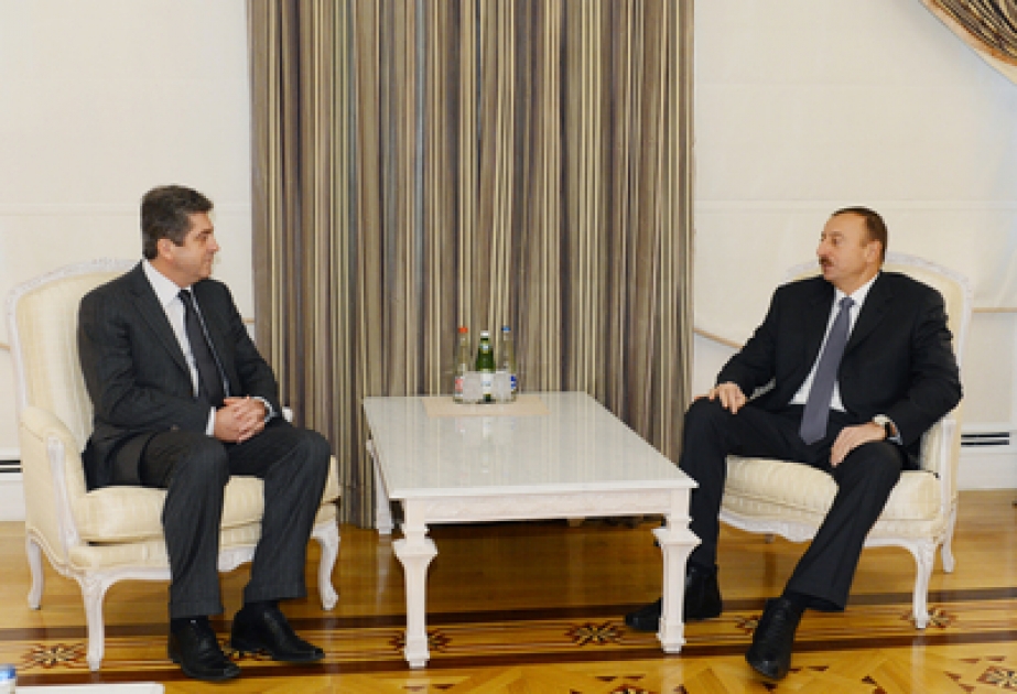 Le président azerbaïdjanais Ilham Aliyev a reçu Géorgui Parvanov, ancien président bulgare
