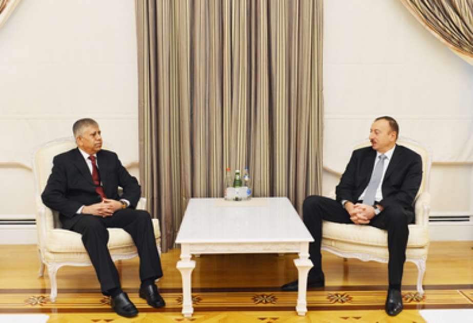 Le président Ilham Aliyev a reçu l’ambassadeur de Pakistan en Azerbaïdjan à l’occasion de l’achèvement de son activité diplomatique