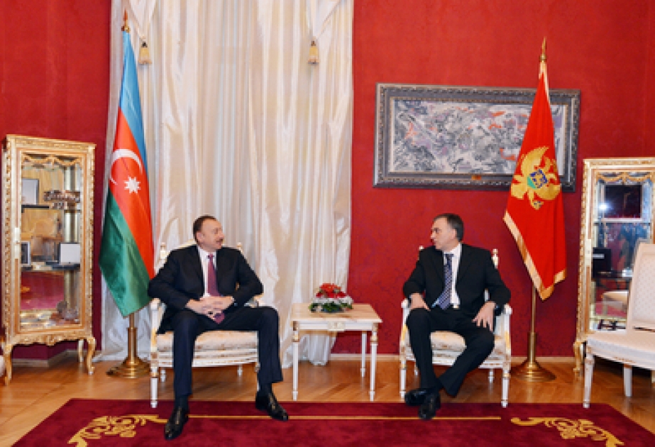 Une rencontre en tête-à-tête entre le président azerbaïdjanais Ilham Aliyev et son homologue monténégrin Filip Vujanovic