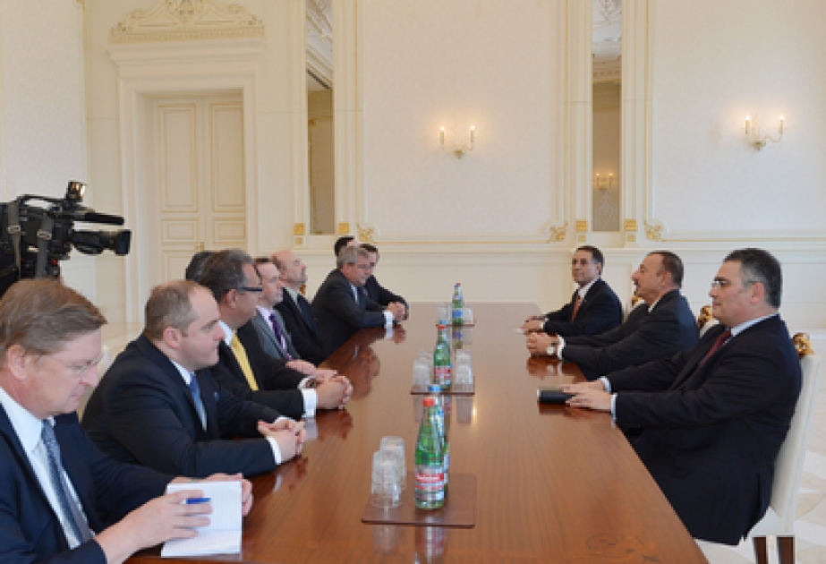Le président azerbaïdjanais Ilham Aliyev a reçu la délégation dirigée par le président du groupe politique des consérvateurs et réformateurs européens du Parlement européen VIDEO