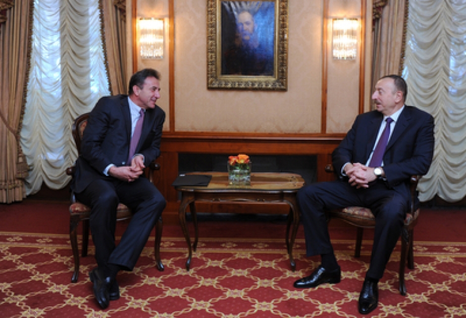 Le president azerbaïdjanais Ilham Aliyev a rencontré Gerhard Roiss, directeur général d’OMV AG, à Vienne VIDEO
