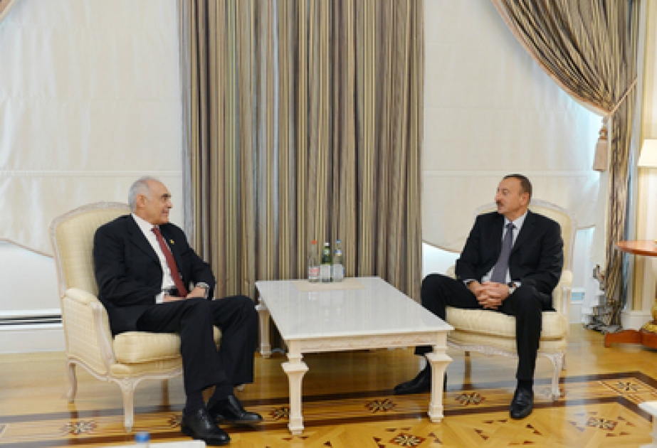 Le président azerbaïdjanais Ilham Aliyev a reçu le ministre égyptien des affaires étrangères VİDEO