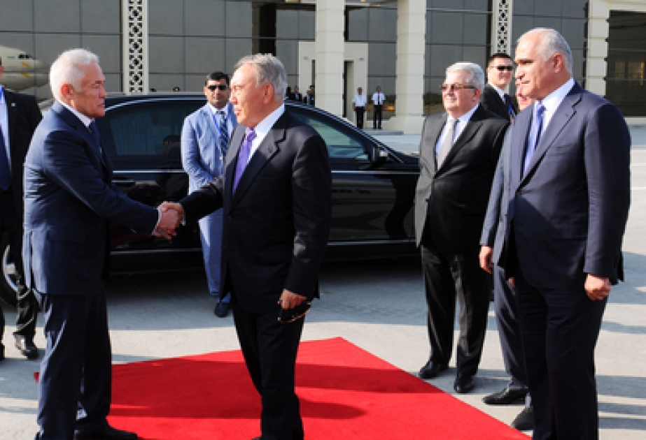 Der Besuch des kasachischen Präsidenten Nursultan Nazarbajew in Aserbaidschan ist zu Ende gegangen