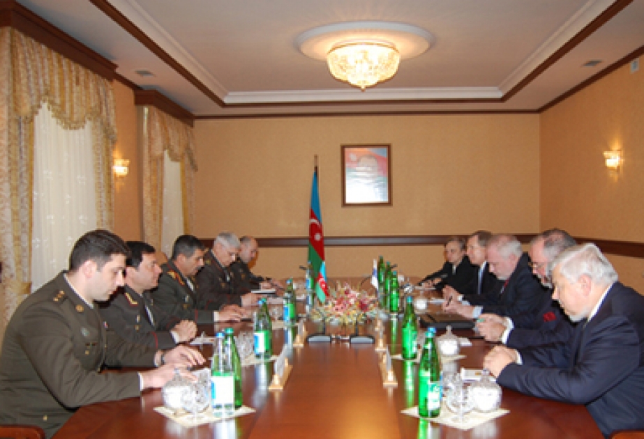 Verteidigungsminister Aserbaidschans sich mit den Co-Vorsitzenden der Minsker Gruppe der OSZE getroffen