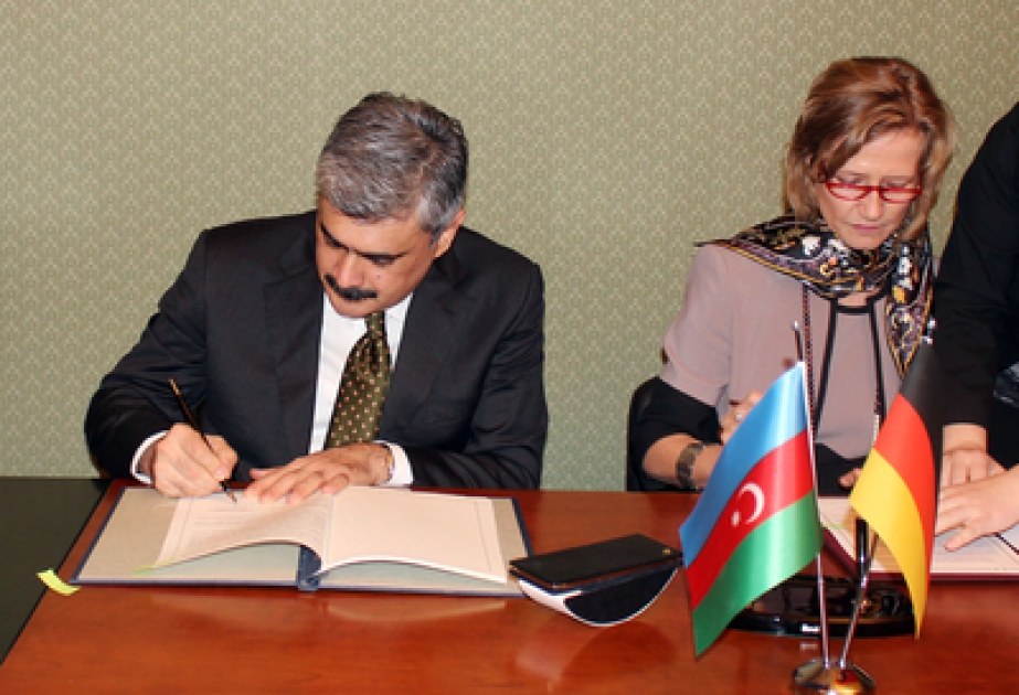Eine zwischenstaatliche Vereinbarung über die finanzielle Zusammenarbeit zwischen Aserbaidschan und Deutschland wurde unterzeichnet