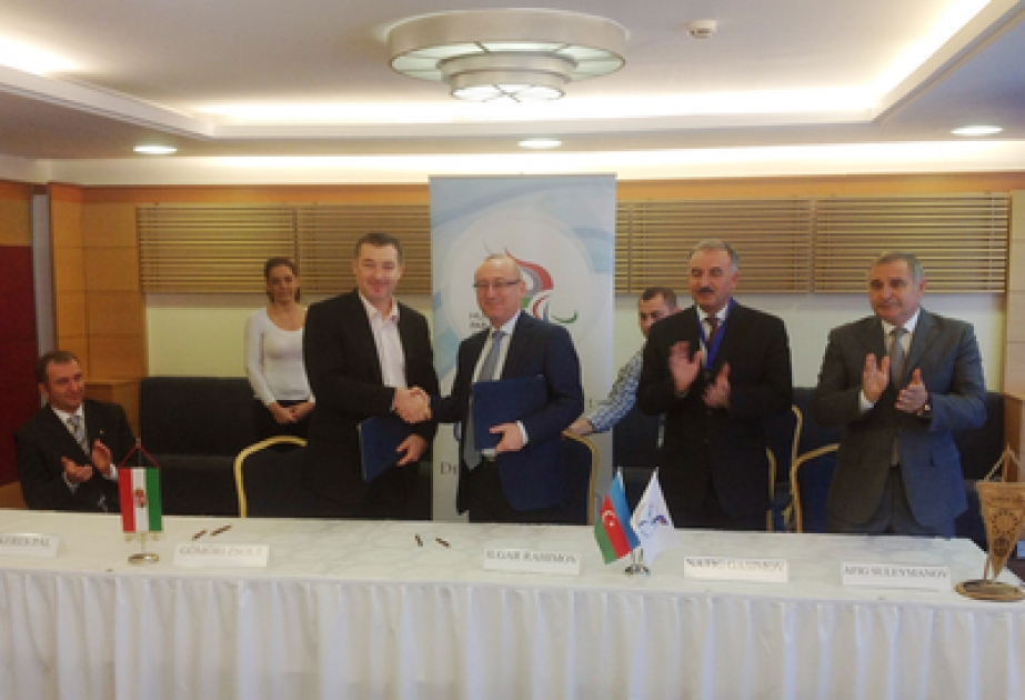 Le mémorandum de coopération a été signé entre les Comités Nationaux Paralympiques azerbaïdjanais et hongrois