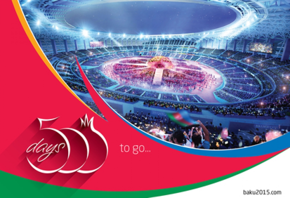 Il reste 500 jours avant l’ouverture des premiers Jeux Européens de Bakou en 2015