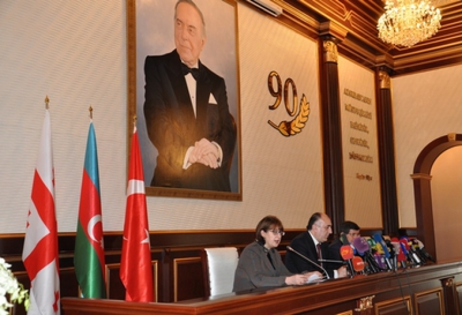 In Ganja ein Treffen der Außenminister von Aserbaidschan, der Türkei und Georgien stattgefunden