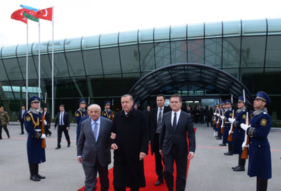 Le Premier ministre turc Recep Tayyip Erdogan a terminé sa visite d’affaires en Azerbaïdjan
