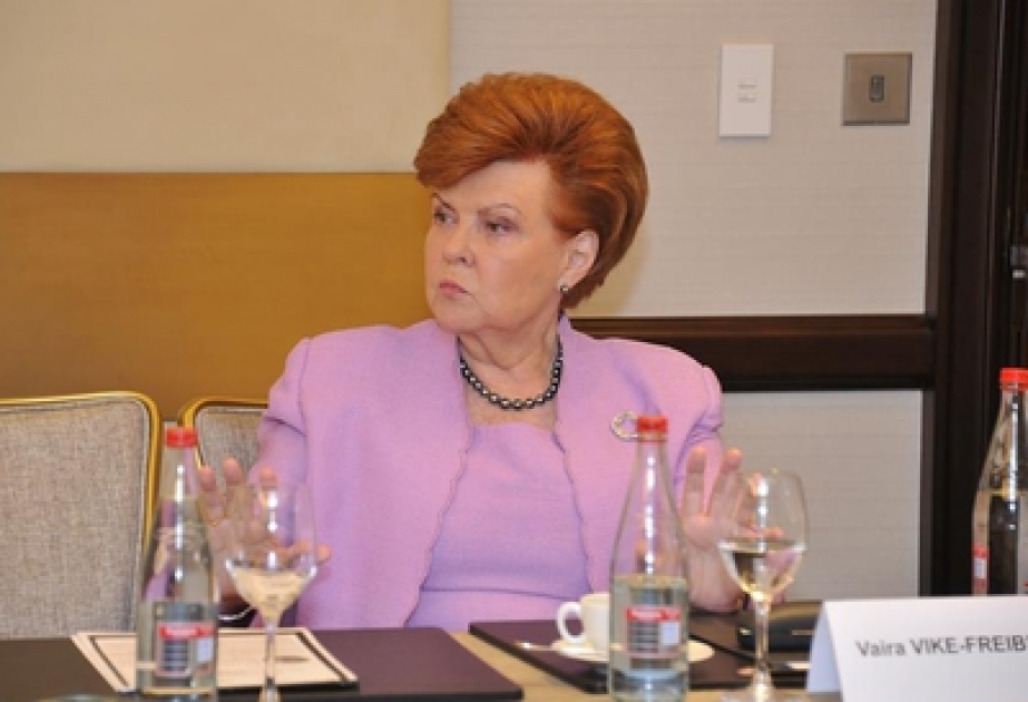 Vaira Vike –Freiberga, ancienne présidente de la Lettonie se rendra en Azerbaïdjan