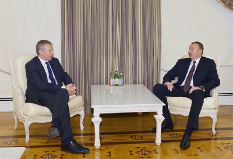 Azerbaijani President Ilham Aliyev received former Belgian Prime Minister Yves Leterme VIDEO