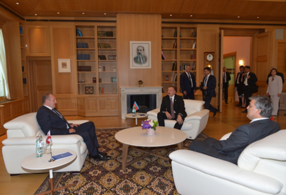 Trilateral meeting of the presidents of Azerbaijan, Georgia and Turkey was held in Tbilisi VIDEO