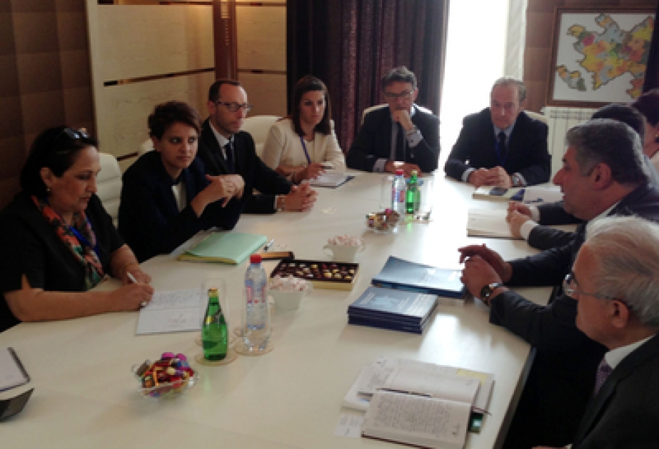 Le ministre azerbaïdjanais de la jeunesse et des sports a rencontré son homologue française