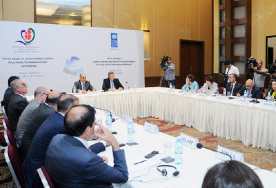 Une réunion «Le marché du travail et la reforme de la protection sociale : le rôle des partenaires internationaux» se tient à Bakou