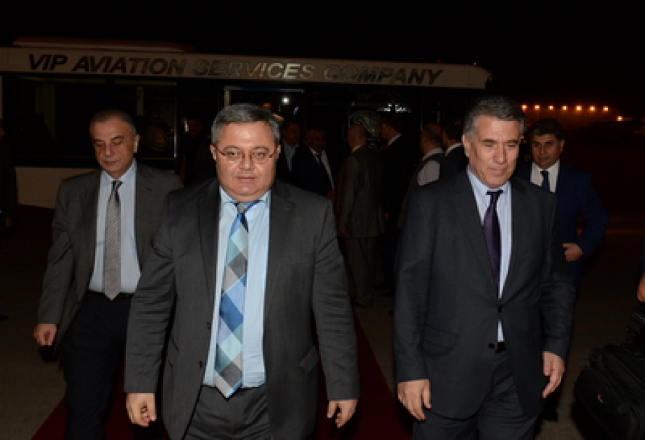 格鲁吉亚议会主席来访阿塞拜疆