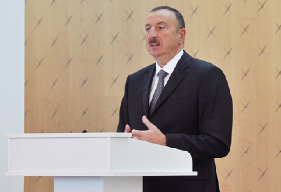 الرئيس إلهام علييف يشارك في المؤتمر الخامس لرؤساء البعثات الدبلوماسية الأذربيجانية