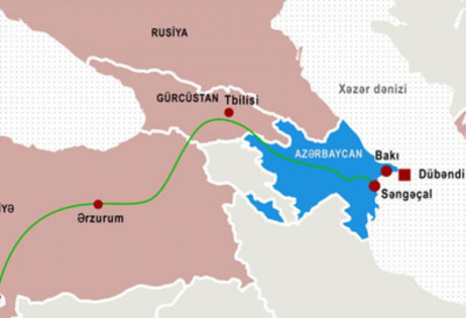 نقل 2.5 مليون طن من البترول الأذربيجاني عبر خط أنابيب باكو – تبيليسي – جيهان في الشهر الماضي