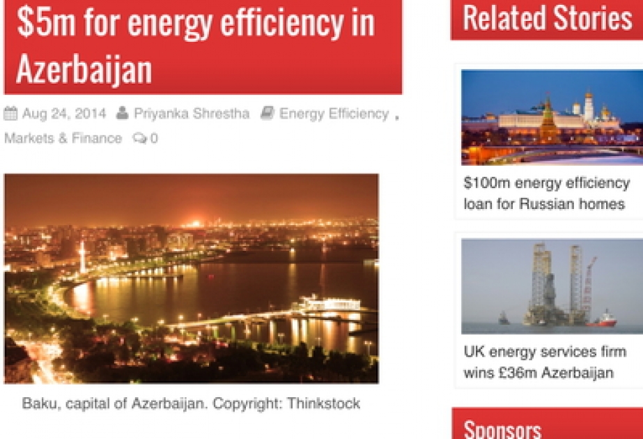بوابة Energy Live News البريطانية تتحدث عن إمكانيات أذربيجان في الطاقة