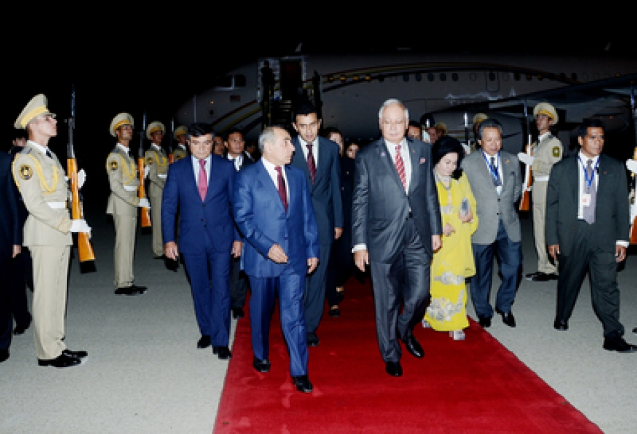 Malayziyanın Baş naziri Mohammad Najib Tun Abdul Razak Azərbaycana rəsmi səfərə gəlib