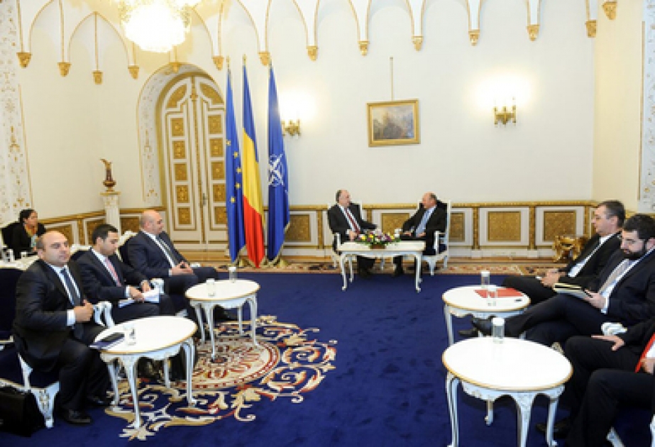 Azerbaijani Foreign Minister meets Romanian President