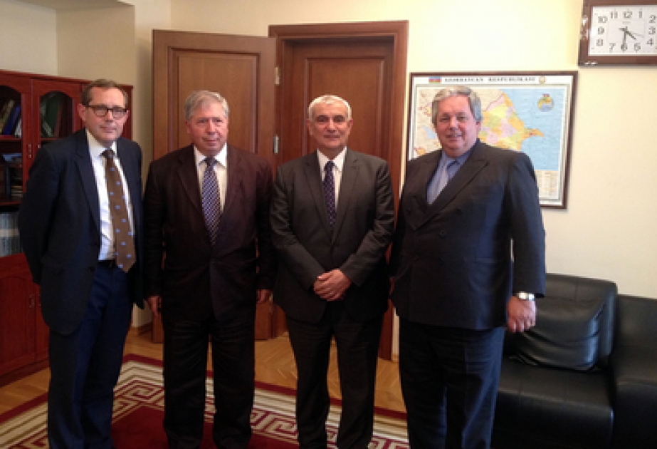 Azerbaijani State councilor meets British delegation