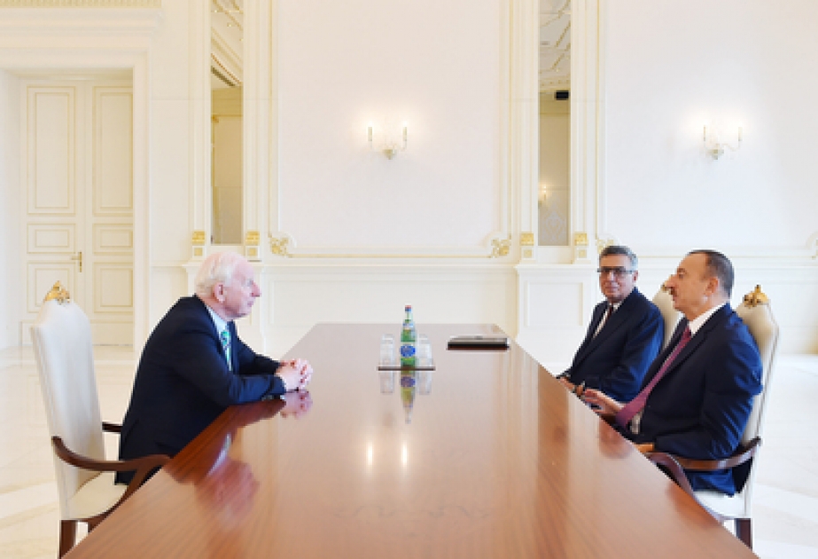 President Ilham Aliyev received President of European Olympic Committees Patrick Hickey VIDEO