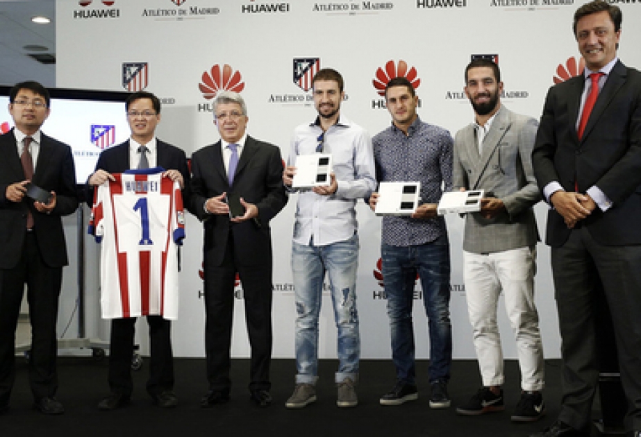 “Atletiko-Madrid”in futbolçuları “HUAWEI” telekommunikasiya şirkətini reklam edəcəklər