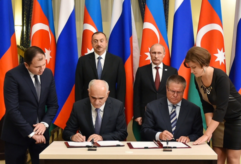 The Azerbaijani and Russian governments signed a document in Astrakhan VIDEO