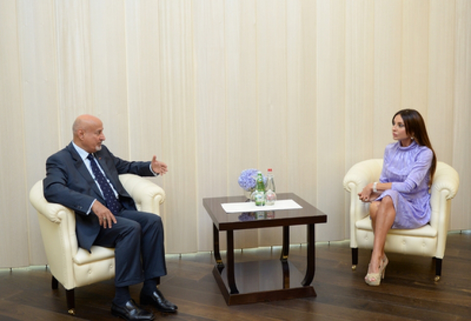 Azerbaijan's First Lady Mehriban Aliyeva meets ISESCO Director General Abdulaziz bin Othman Altwaijri