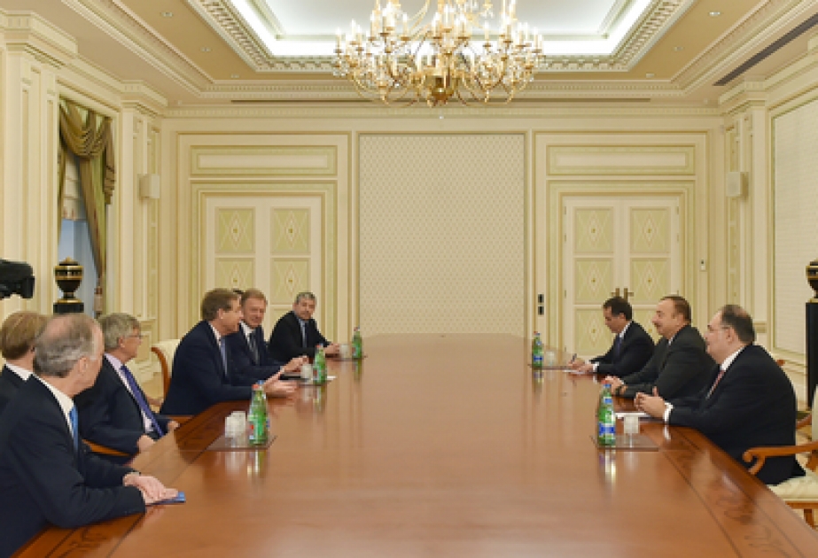 President Ilham Aliyev received a delegation led by British Prime Ministerial Trade Envoy Lord Risby VIDEO