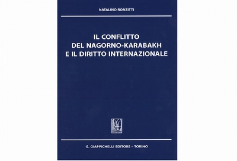 In Italien ein Buch “Berg-Karabach-Konflikt und Völkerrecht” erschienen