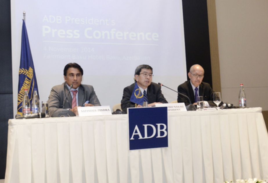 亚洲开发银行行长中尾武彦：亚洲开发银行希望推动阿塞拜疆经济多样化