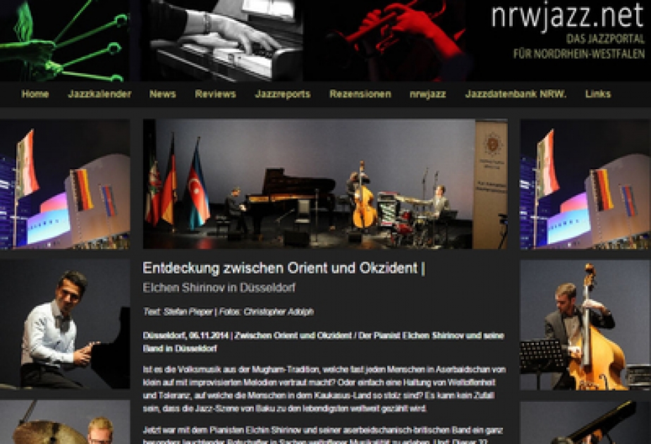 Im Jazzportal für Nordrhein-Westfalen ein Artikel über aserbaidschanischen Jazzabend in Düsseldorf veröffentlicht