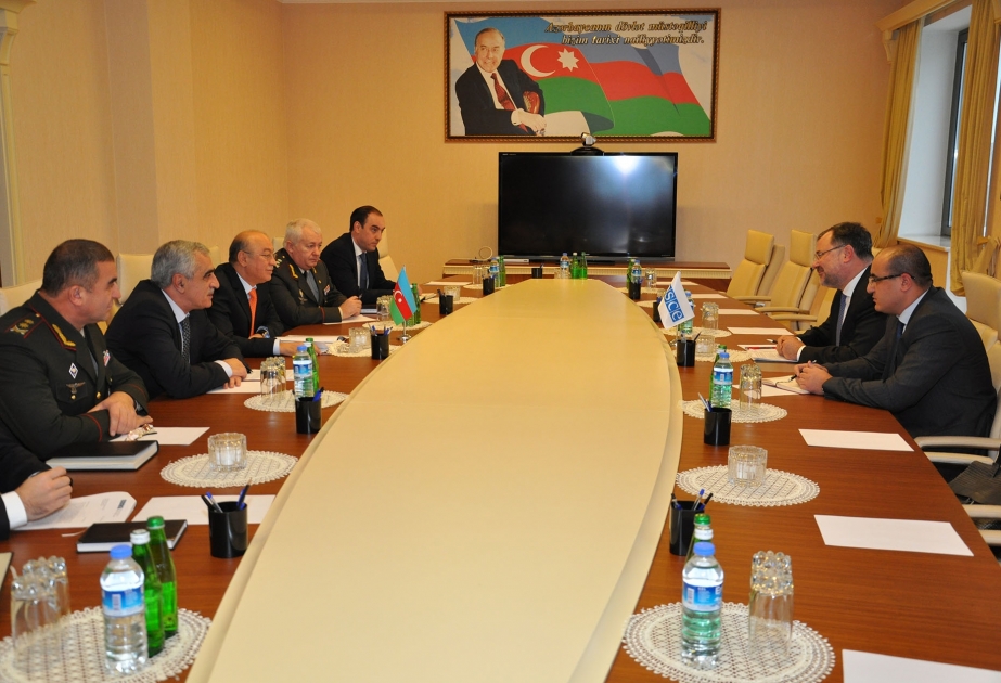 Azerbaijani Emergency Situations Minister meets OSCE Project Co-ordinator in Baku
