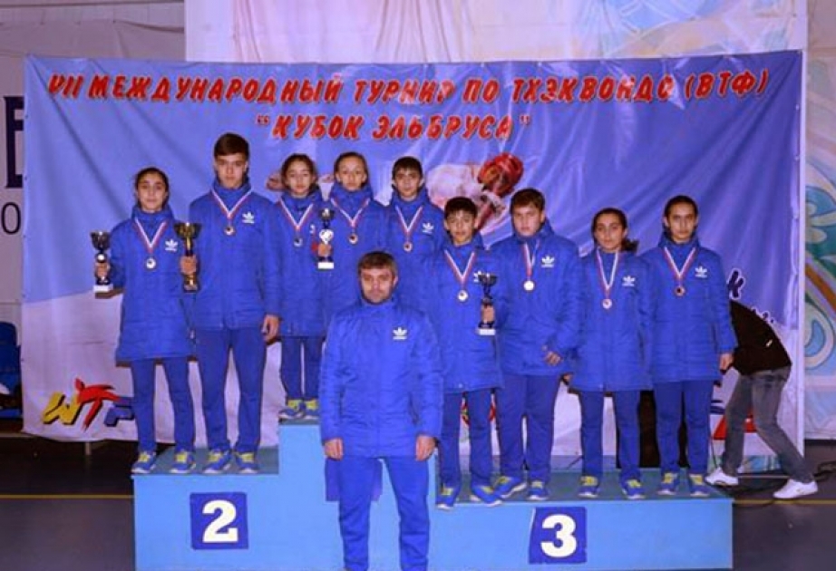 Aserbaidschanische Taekwondo Sportler beim Turnier in Russland 9 Medaillen erkämpft