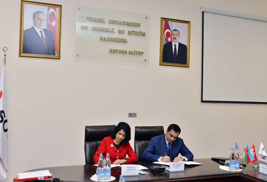 Un protocole d’accord sur la formation en magistère conjointe a été signé entre l’Ecole supérieure de pétrole de Bakou et l’Université de Houston