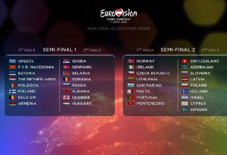 Azerbaijan to perform in second semi-final of Eurovision Song Contest VIDEO