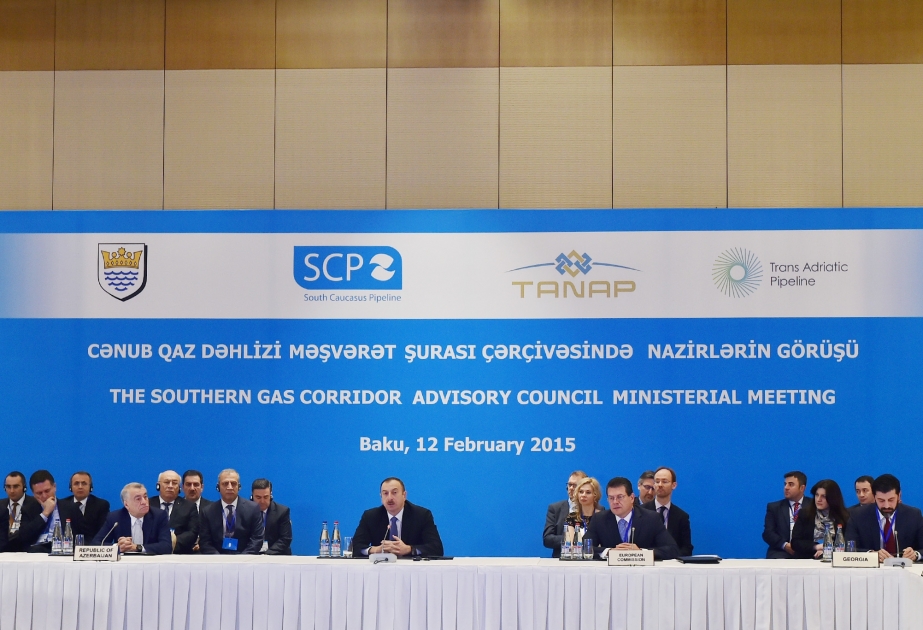 President Ilham Aliyev attended the Ministerial Meeting of the Southern Gas Corridor Advisory Council VIDEO