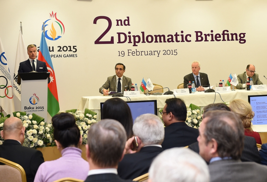 Baku 2015 European Games hosts second diplomatic briefing
