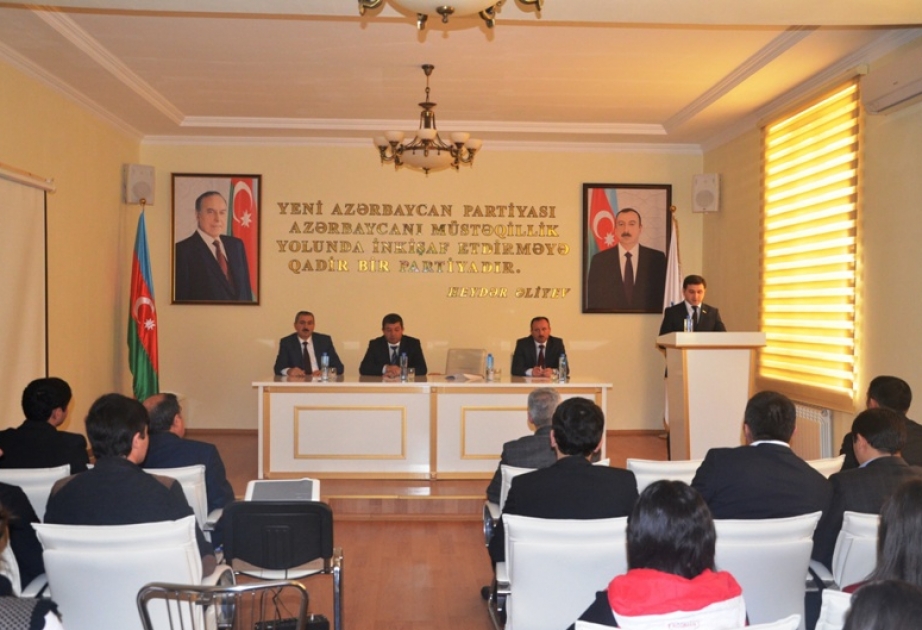 Qazaxda Yeni Azərbaycan Partiyası Gənclər Birliyinin IV konfransına nümayəndələr seçilib