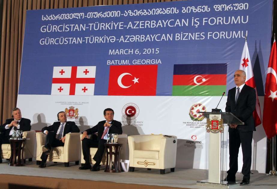 Batumidə Gürcüstan-Türkiyə-Azərbaycan dördüncü biznes forumu keçirilib