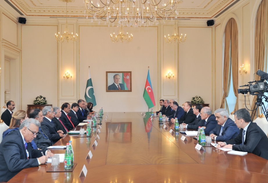 Treffen der Präsidenten von Aserbaidschan und Pakistan in erweitertem Format VIDEO