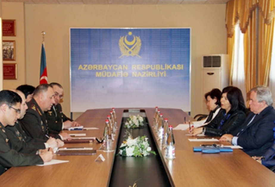 Meeting with PACE representative held at Defense Ministry