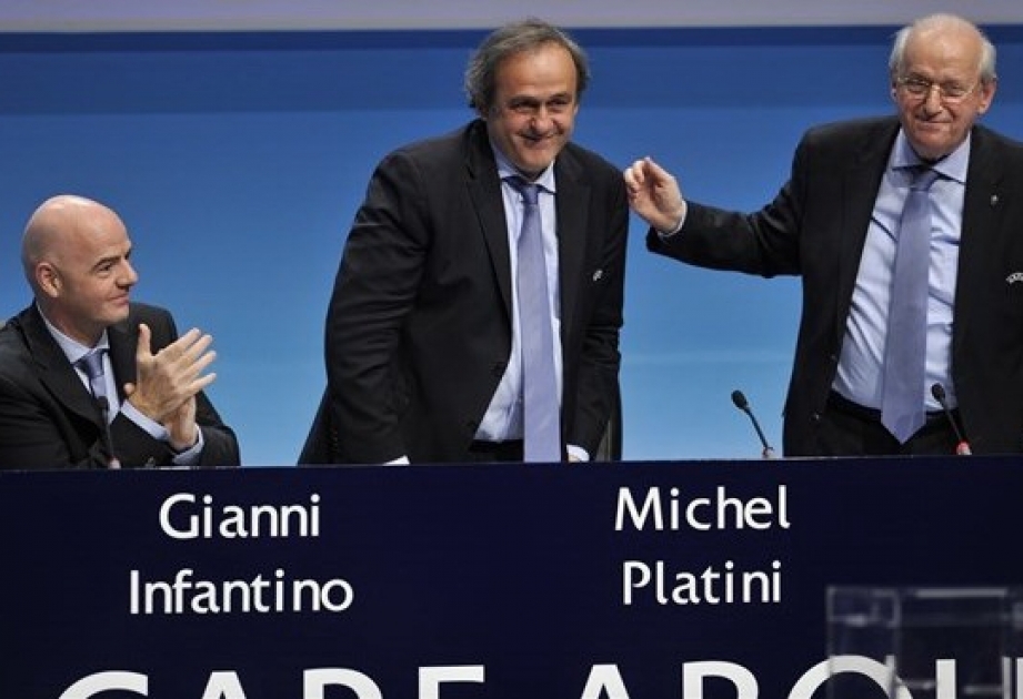 Mişel Platini yenidən UEFA prezidenti seçilib VİDEO