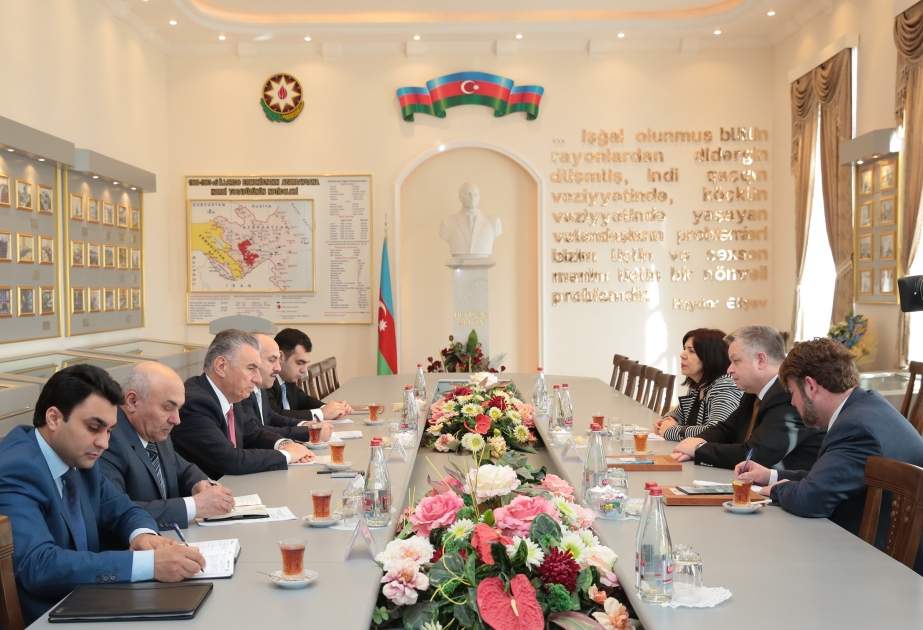 阿塞拜疆副总理会见欧安组织民主制度和人权办公室主任