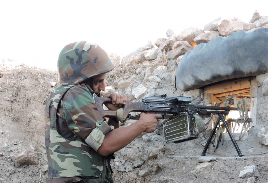 وحدات الجيش الارميني تطلق النيران على مواقع القوات المسلحة الاذربيجانية